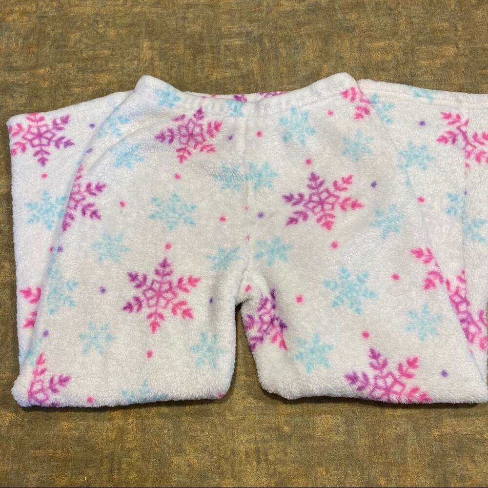 Girls’ White Snowflake Pajama Pants Size 6